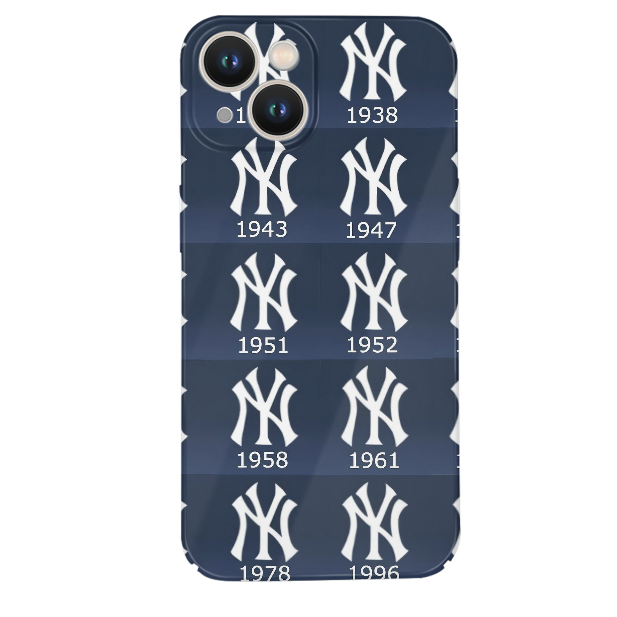 New York Yankees 229 IPhone 14 Series Full-Cover Hard Case – Shockproof With Raised Camera Protection – Precise Cutouts, Wireless Charging Compatible – Durable, Anti-Yellowing, Easy To Clean